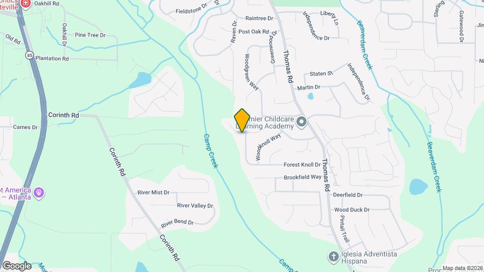 9347 Forest Knoll Dr Map and Location Details