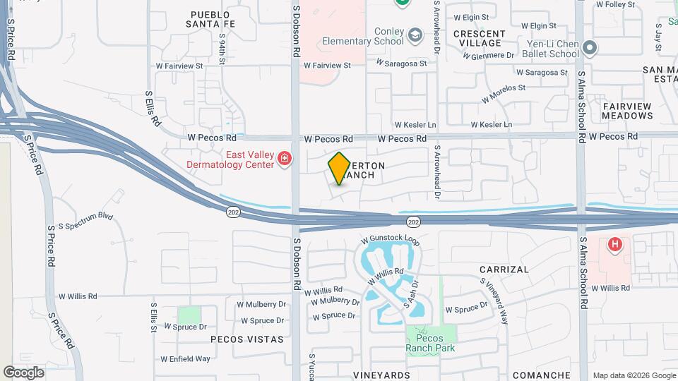 1872 W Winchester Way Map and Location Details