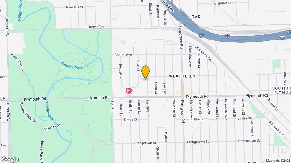 11707 Fielding St Map and Location Details