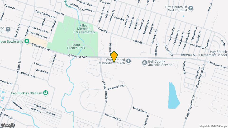 1105 Eastside Dr Map and Location Details