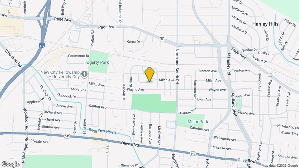 7826 Birchmont Dr Map and Location Details