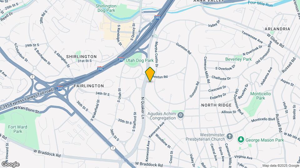 3364 Martha Custis Dr Map and Location Details