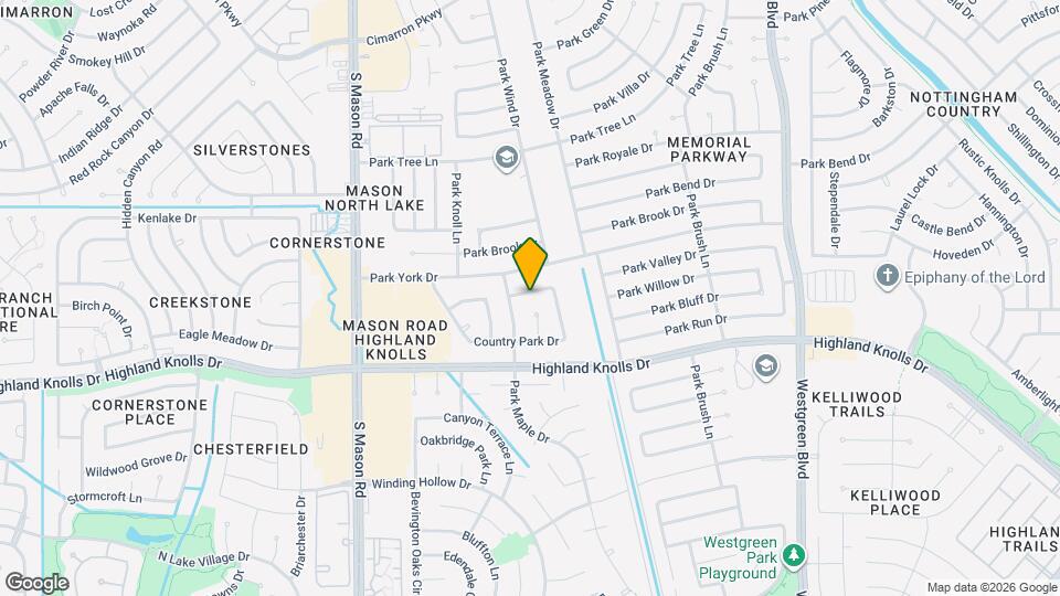 21623 Park Valley Dr Map and Location Details