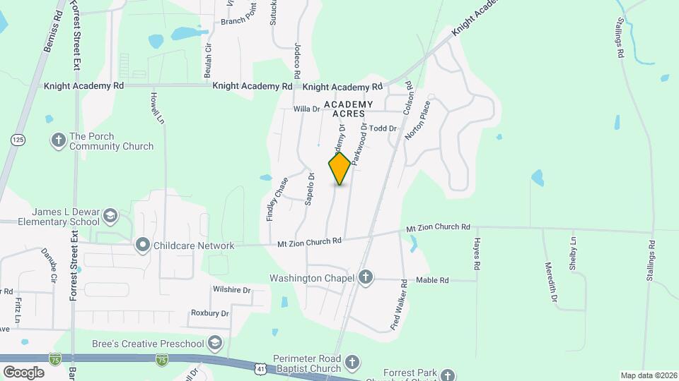 3028 Academy Dr Map and Location Details