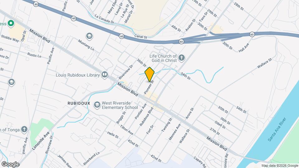 3687 Pioneer Dr Mapa y Detalles de la Ubicación