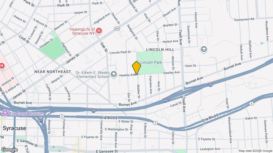 920 Hawley Ave Map and Location Details