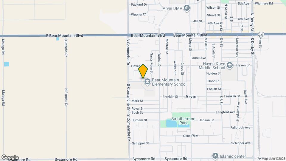 Arvin Apartments Map and Location Details