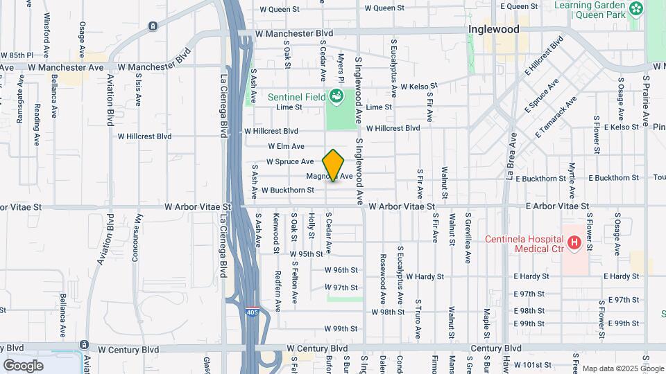 439 W Buckthorn St Map and Location Details
