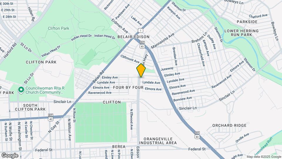 2805 Edison Hwy Mapa y Detalles de la Ubicación