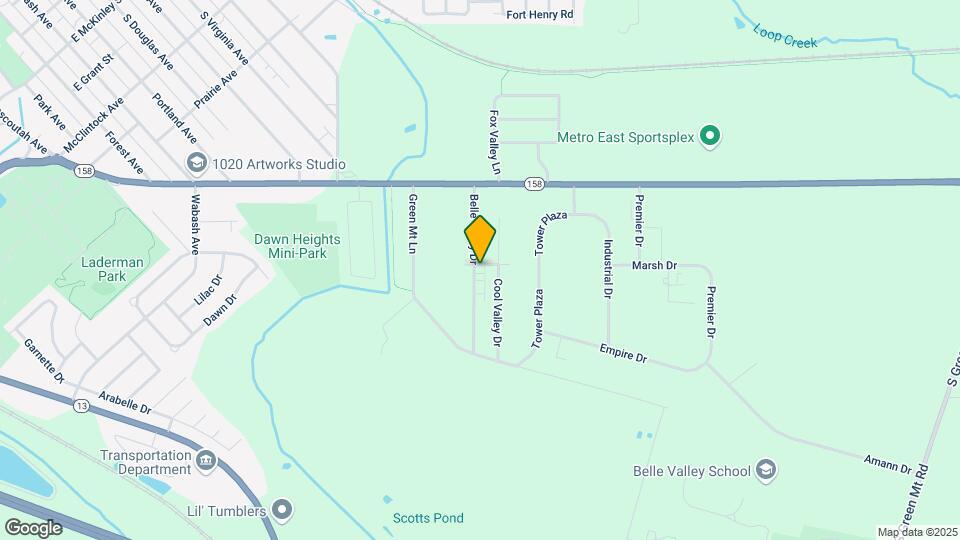 1000 Belle Valley Dr Mapa y Detalles de la Ubicación