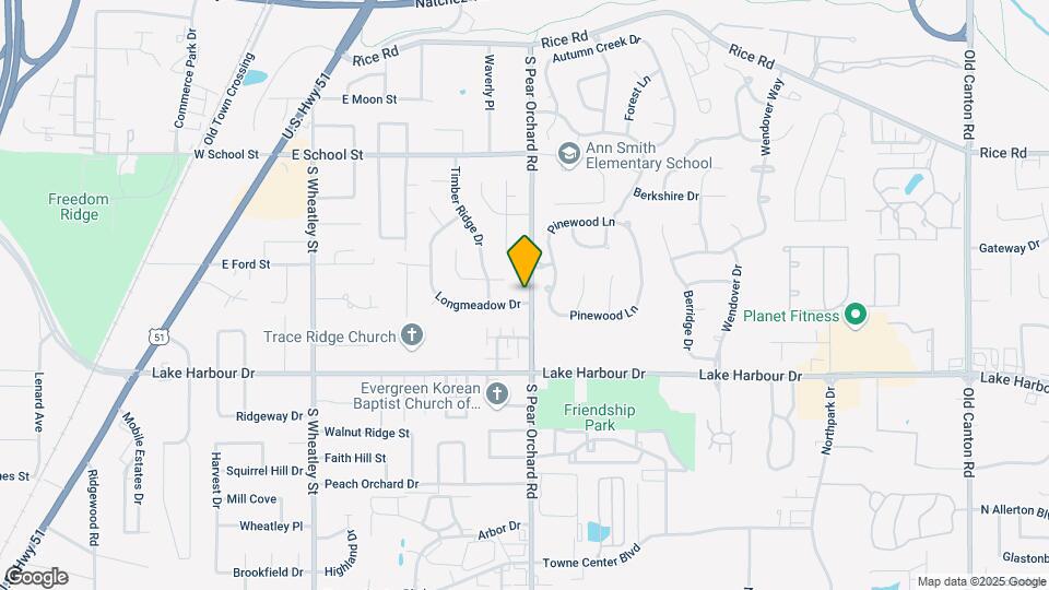 335 S Pear Orchard Rd Mapa y Detalles de la Ubicación