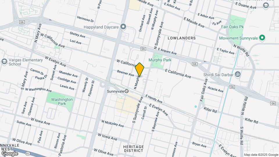 164 N Murphy Ave Map and Location Details