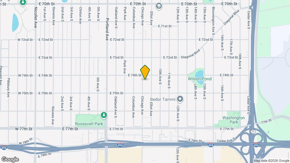 7415 Chicago Ave Map and Location Details