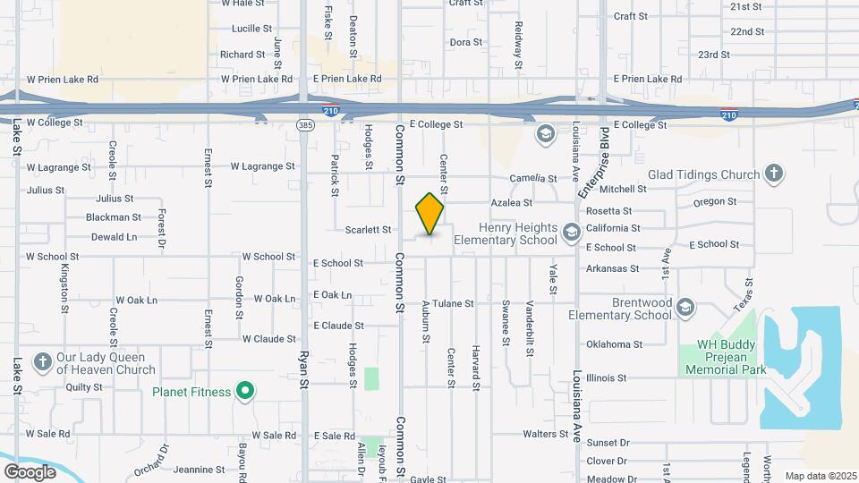 604 Derouen St Map and Location Details