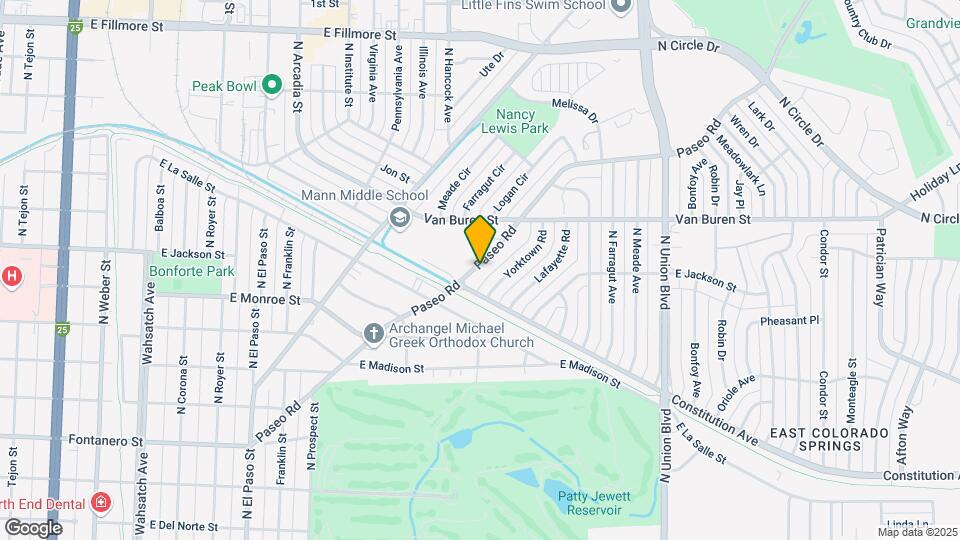 2431 Paseo Rd Map and Location Details