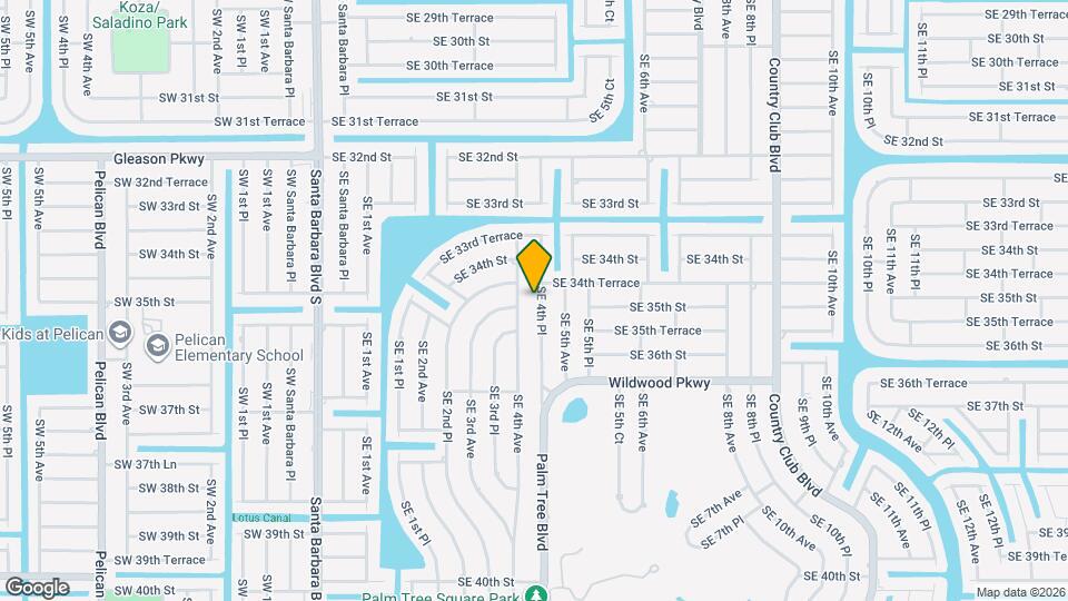 3428 SE 4th Pl Mapa y Detalles de la Ubicación