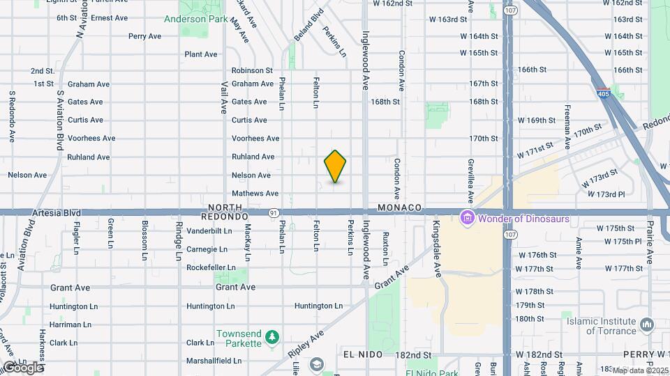2613 Mathews Ave Map and Location Details