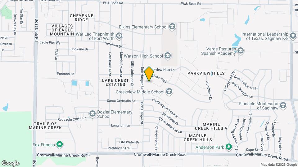 5829 Honey Creek St Map and Location Details