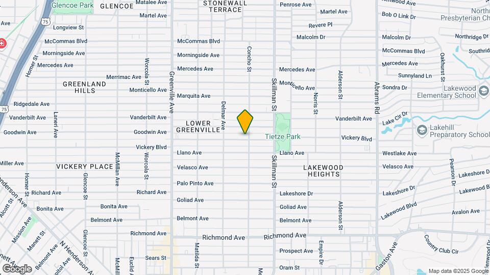 5945 Vickery Blvd Map and Location Details