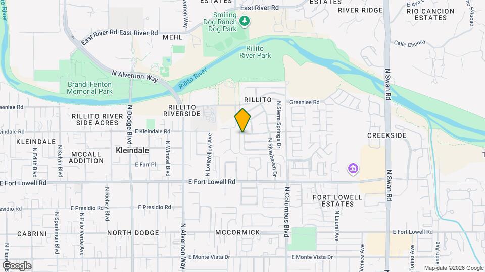 3381 N River Rapids Dr Map and Location Details
