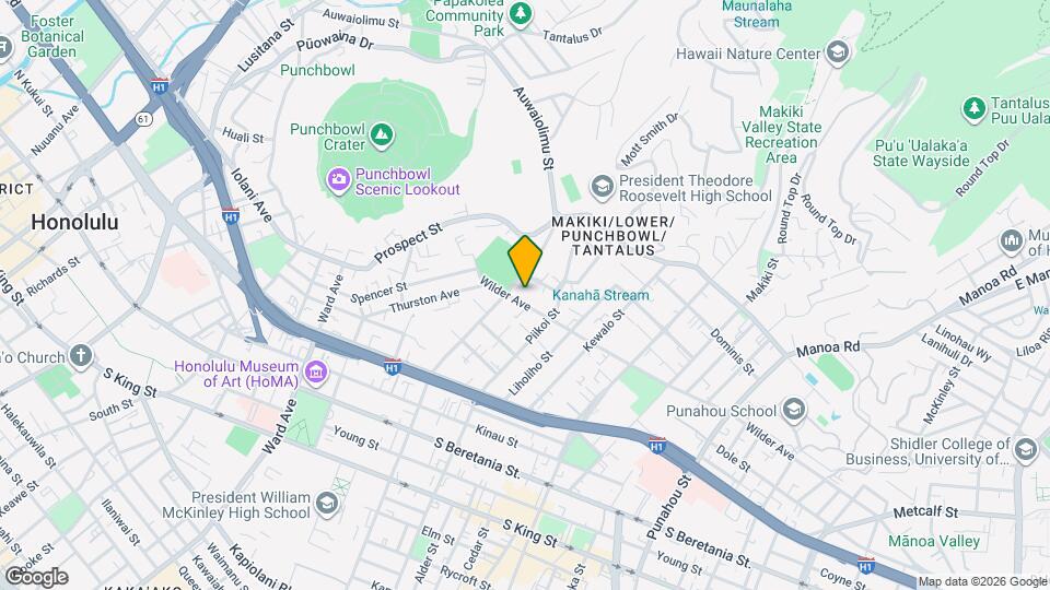 1114 Wilder Ave Map and Location Details