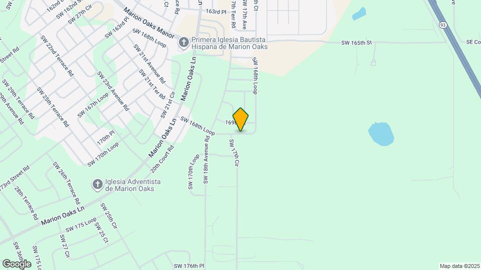 1749 SW 168th Loop Map and Location Details