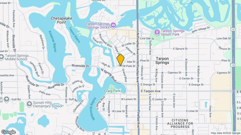 103 W Park St Map and Location Details