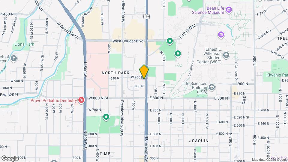 935 N University Ave Mapa y Detalles de la Ubicación