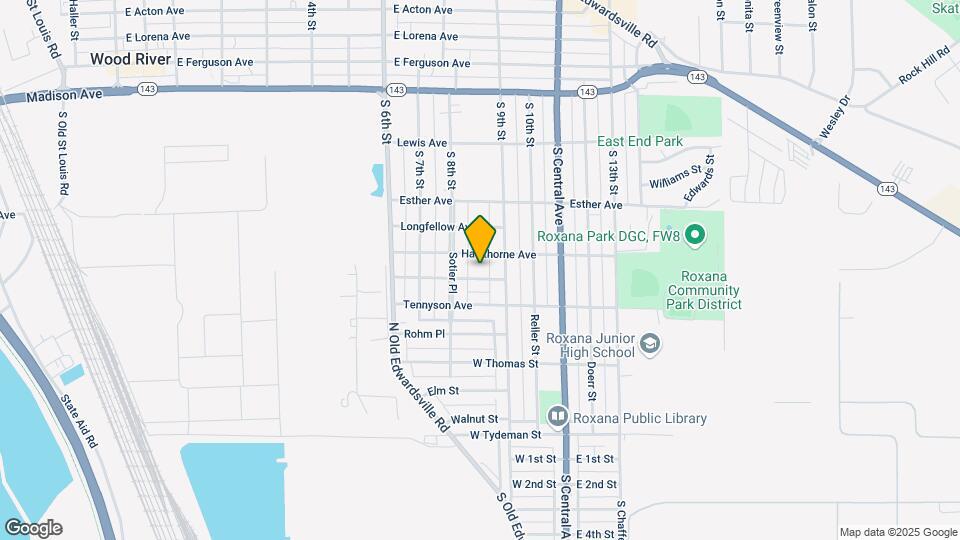 837 Whittier St Mapa y Detalles de la Ubicación