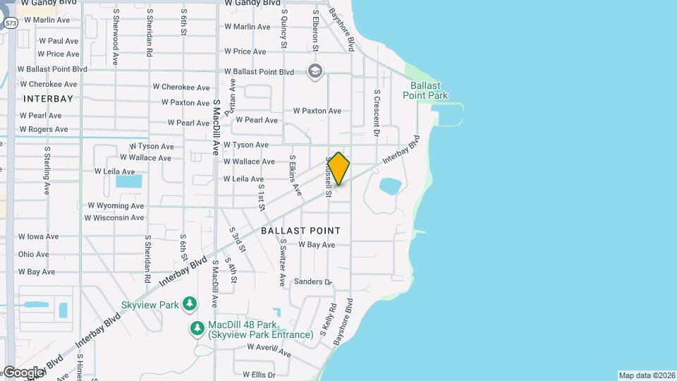 5601 Bayshore Blvd Map and Location Details