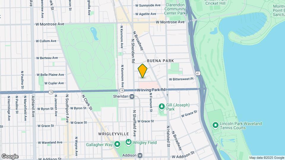 954 W Cuyler Ave Mapa y Detalles de la Ubicación
