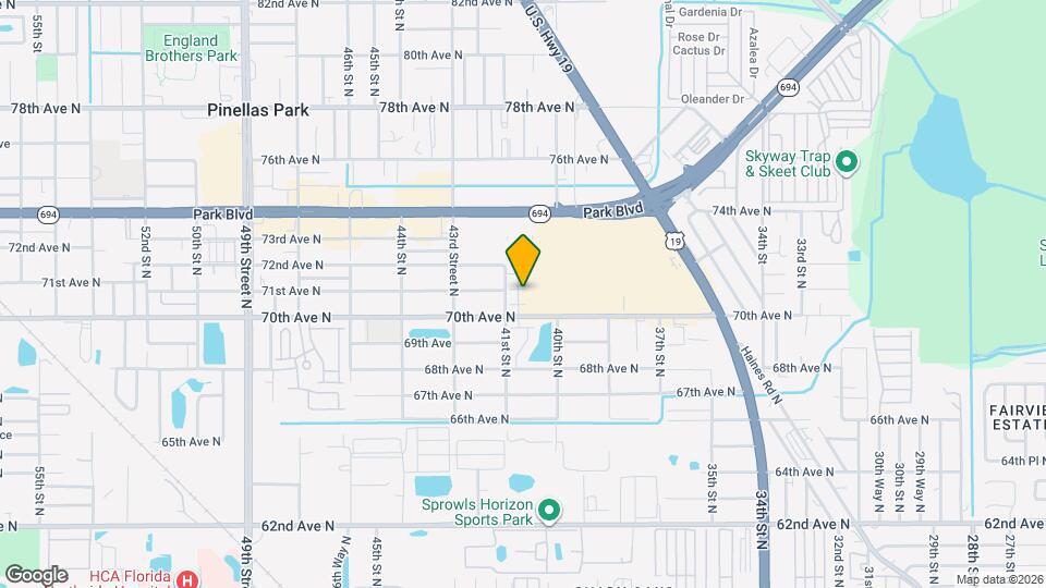 4058 71st Ave N Map and Location Details