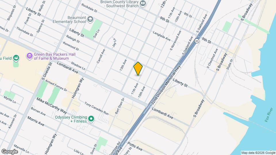 1738 11th Ave Mapa y Detalles de la Ubicación