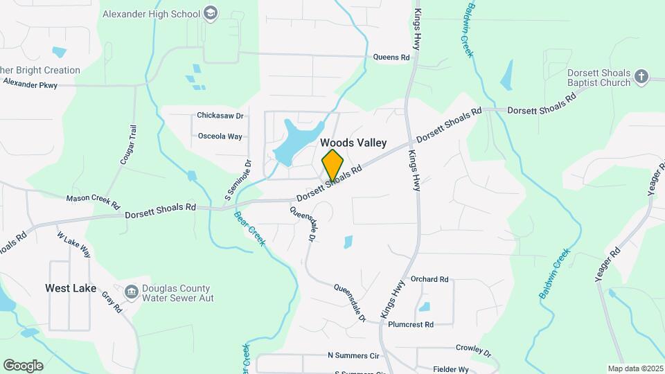 6237 Dorsett Shoals Rd Map and Location Details
