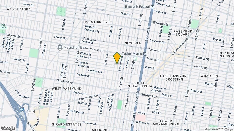 1816 S Chadwick St Map and Location Details