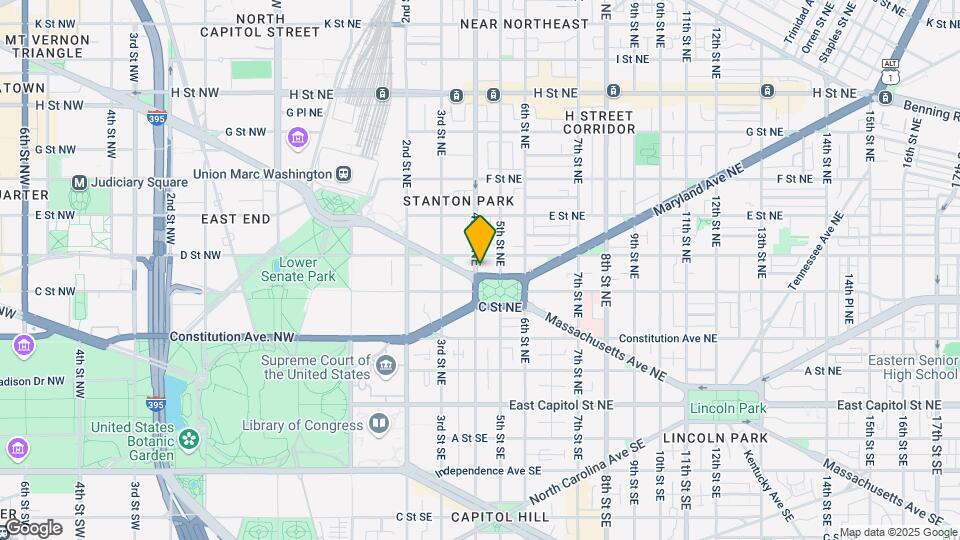 400 Massachusetts Ave NE, Unit 609 Map and Location Details
