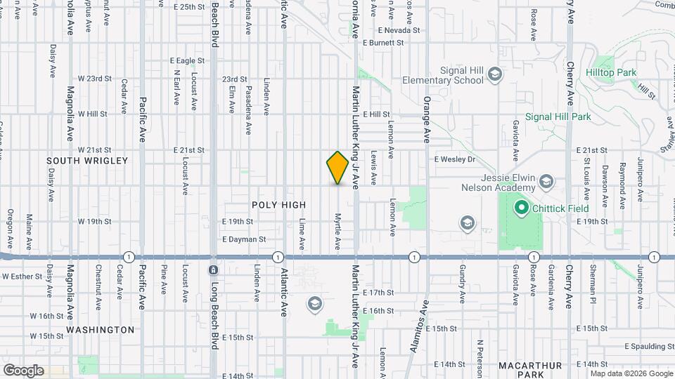 1991 Myrtle Ave, Unit 1991 Map and Location Details