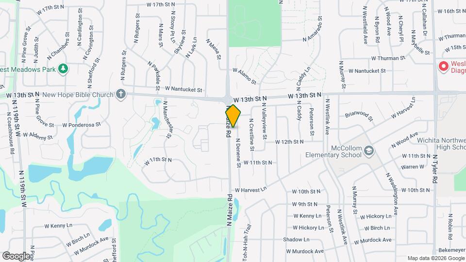 1325 N Denene St Map and Location Details