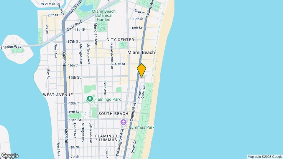 1437 Collins Ave, Unit 327 Map and Location Details