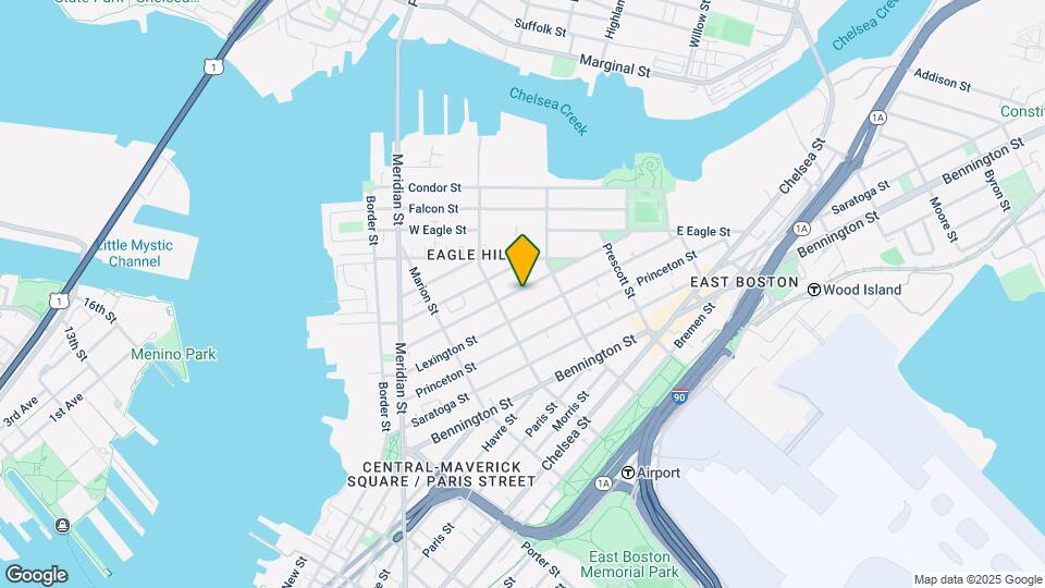 125 Trenton St, Unit #1 Map and Location Details