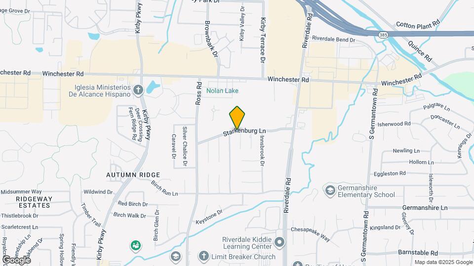 6827 Starkenburg Ln Map and Location Details