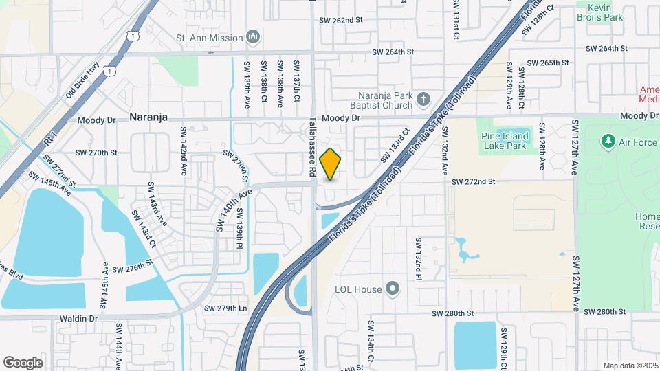 13631 SW 272nd Terrace Map and Location Details