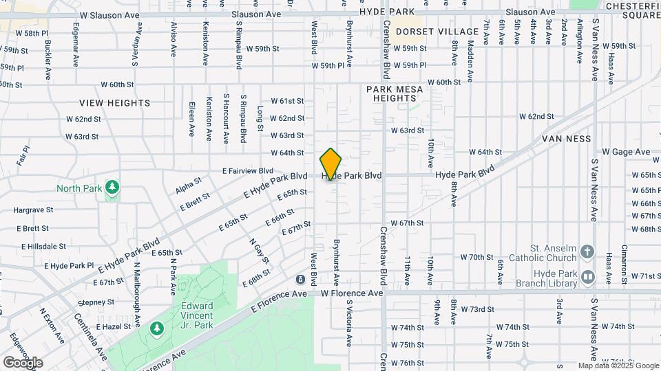 6513-6519 Brynhurst Ave Map and Location Details