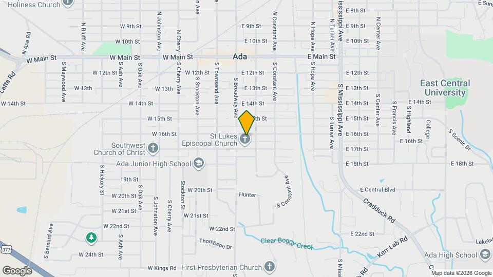 117 E 16th St Map and Location Details