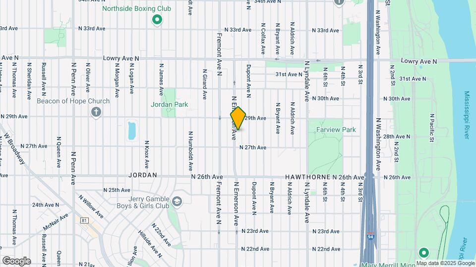 2726 Emerson Ave N Map and Location Details