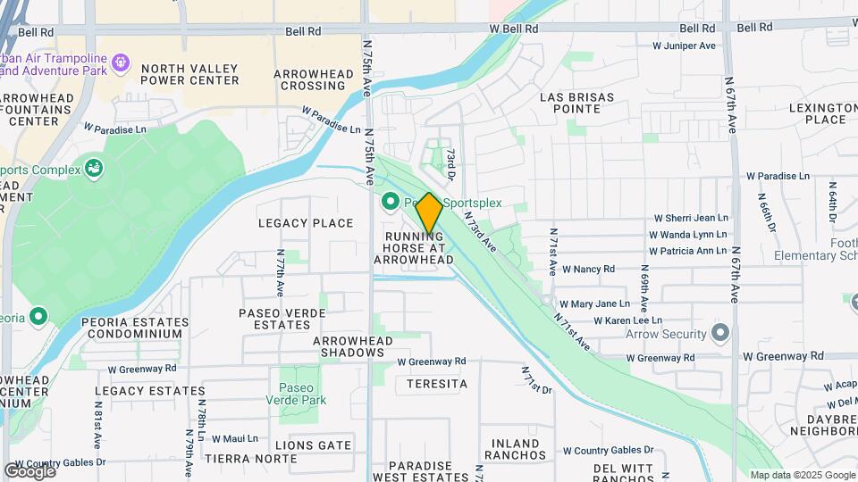 15893 N 73rd Ln Map and Location Details