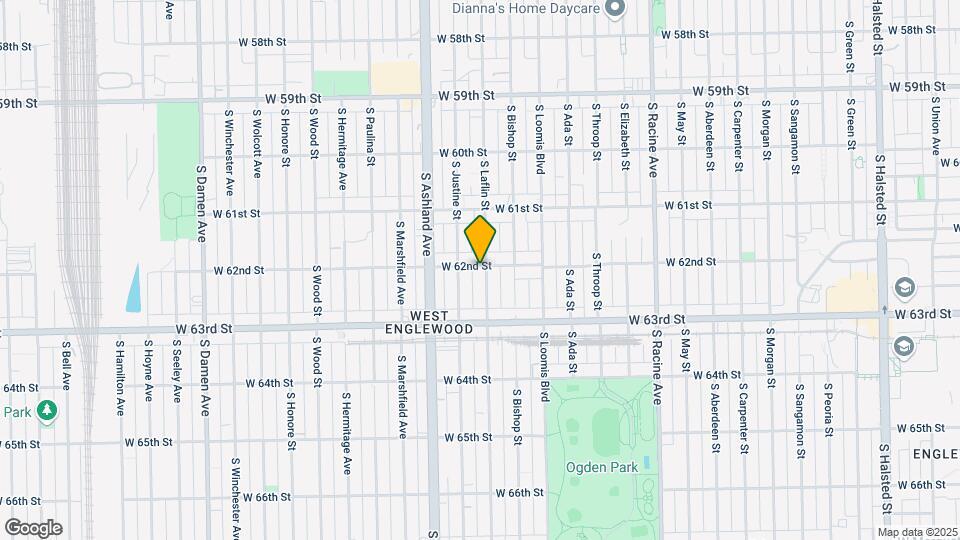 6200 S Laflin St Mapa y Detalles de la Ubicación