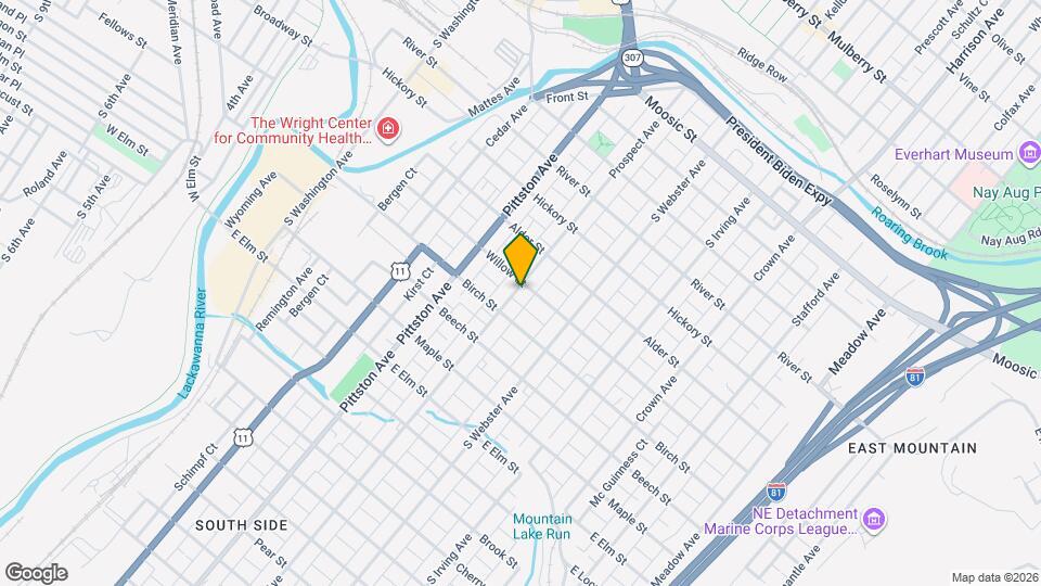 707 Prospect Ave Map and Location Details