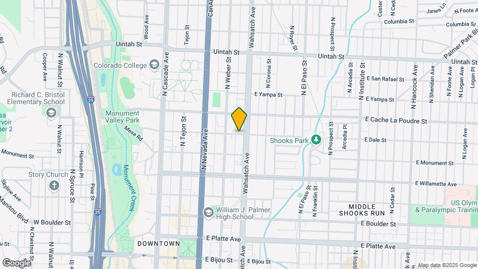323 E Dale St Mapa y Detalles de la Ubicación