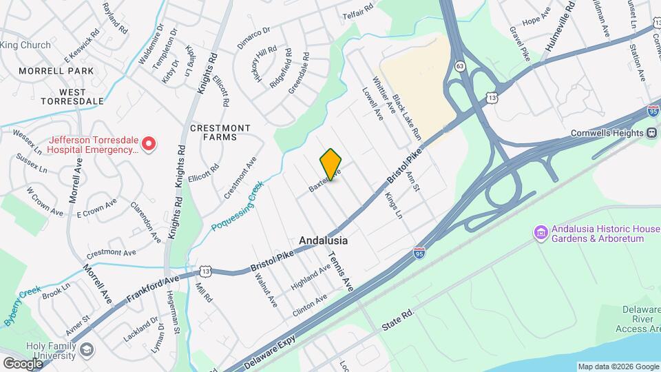 1087 Buttonwood Ave Map and Location Details